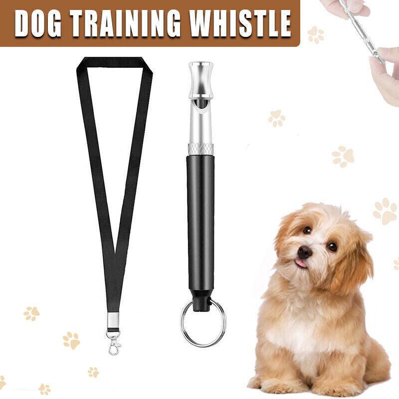 V528-WHISTLECONTROL-BLACK-458037-202509291527-00 Adjustable Ultrasonic Dog Training Whistle with Keychain Cover for Bark Control - Image 1