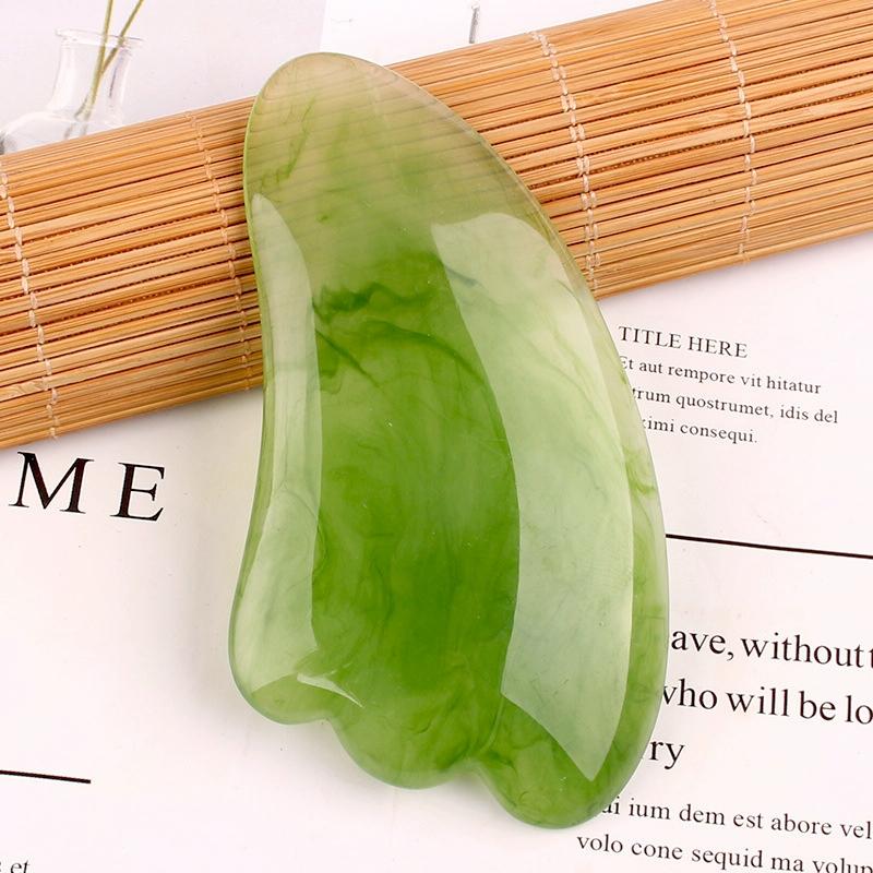 V562-0217291750DBT-202508280735-00 Facial Massage Stick For Beauty Salon Resin Scraping Sheet With Acupuncture Pen - Image 1