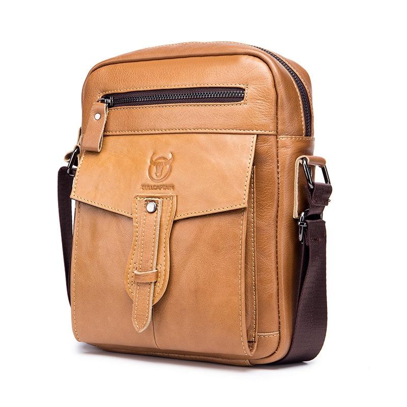 V562-1099313850DBT-202508280236-00 Large Capacity Cowhide Messenger Bag For Men - Image 1