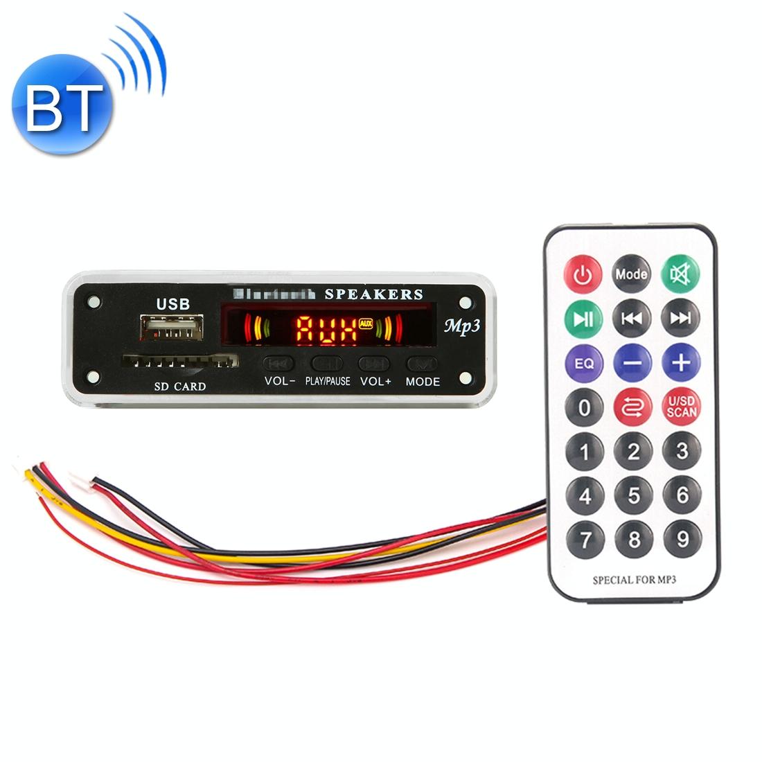 V562-1622PRC-202508271630-00 12V Car Audio Mp3 Player Board With Bluetooth & Remote - Fm Radio Sd / Usb - Image 1