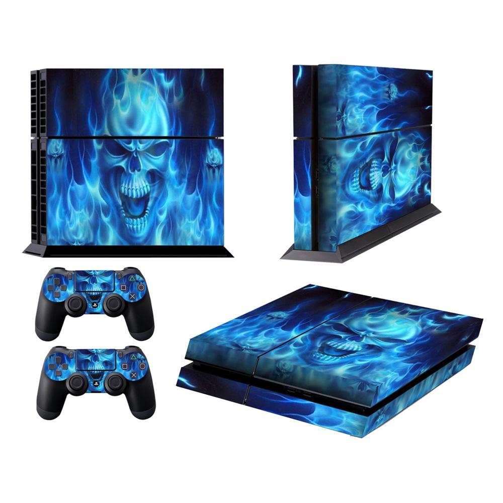 V562-17992TN-202508271627-00 Stylish Protective Film for Sony Ps4 - Dokuro Pattern - Image 1
