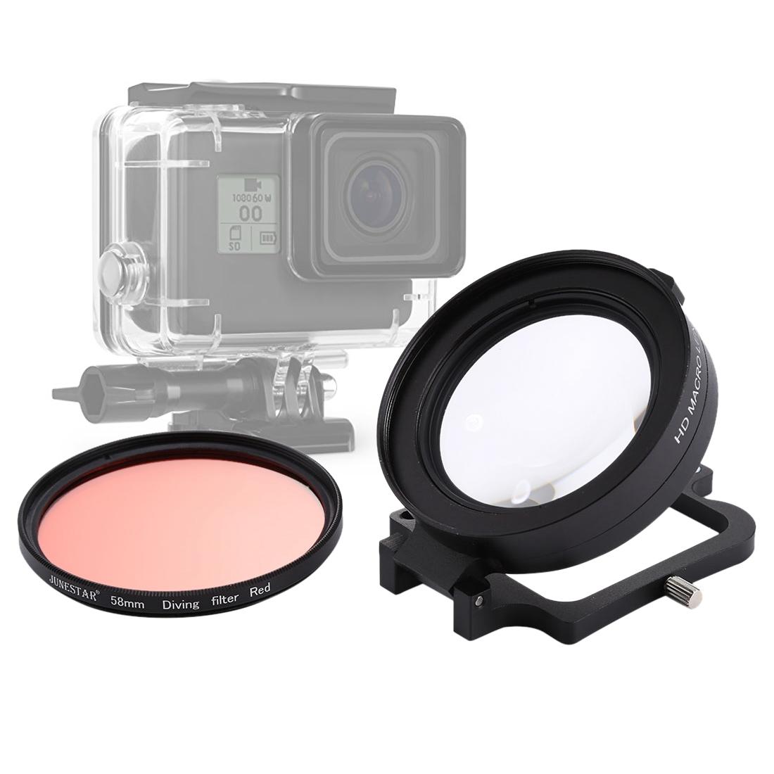 V562-1987ACD-202508272010-00 16x Macro Lens Filter for Gopro Dive Housing 58mm - Image 1