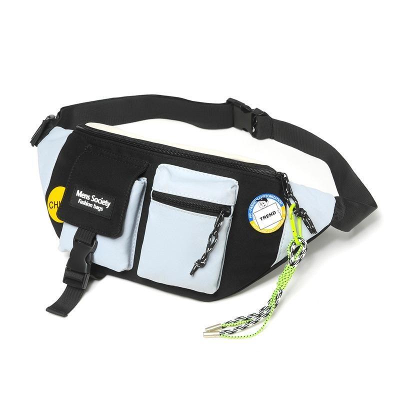 V562-2031763060DBT-202508282209-00 Lightweight Black Canvas Crossbody Backpack For Active Lifestyles - Black + Lanyard - Image 1