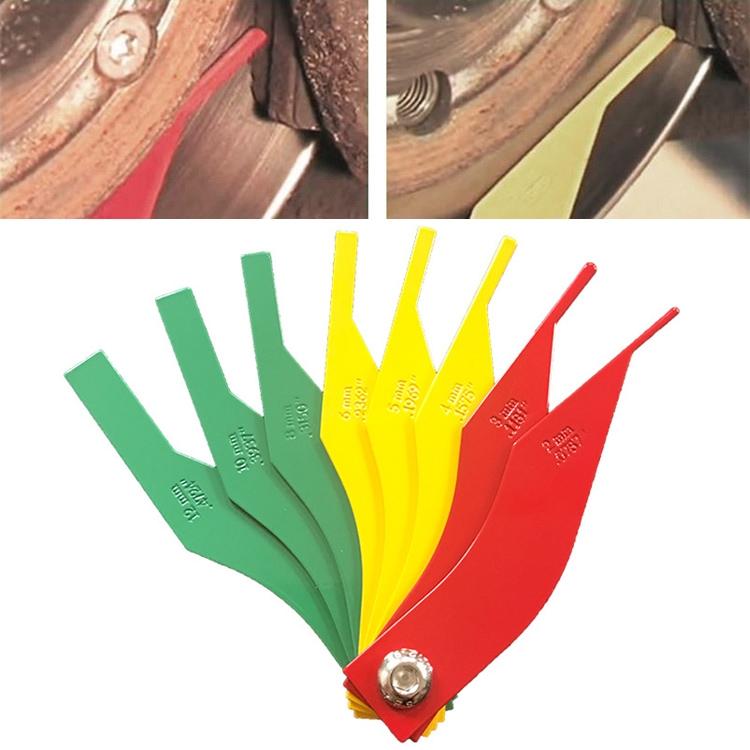 V562-2607PRC-202509191853-00 Brake Pad Thickness Gauge for Car - Scale Ruler - Image 1