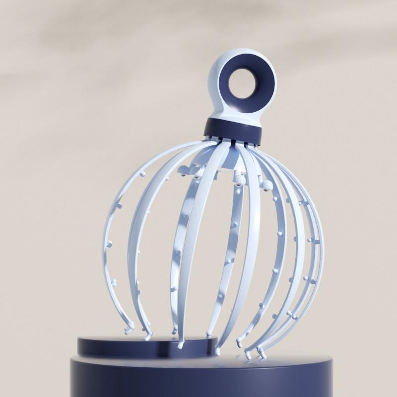 V562-3004702060DBT-202508280525-00 18-Claw Scalp Massager For Relaxation Blue - Image 1