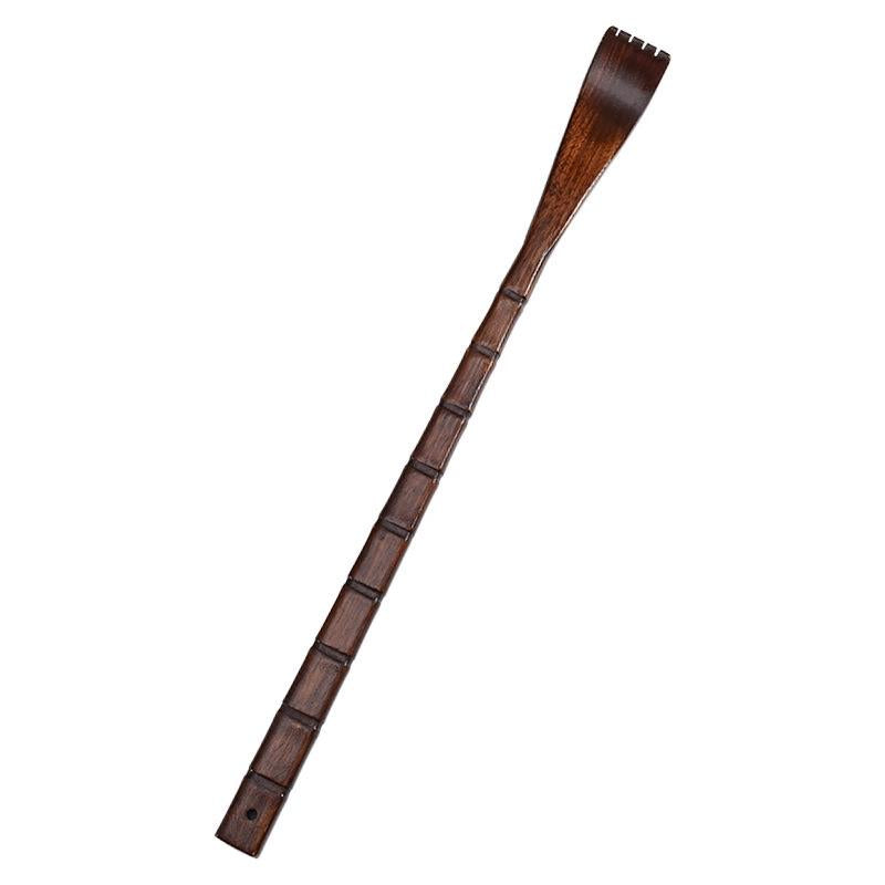 V562-3024271060DBT-202508280425-00 Long Handle Wooden Back Scratcher Square Red - Image 1