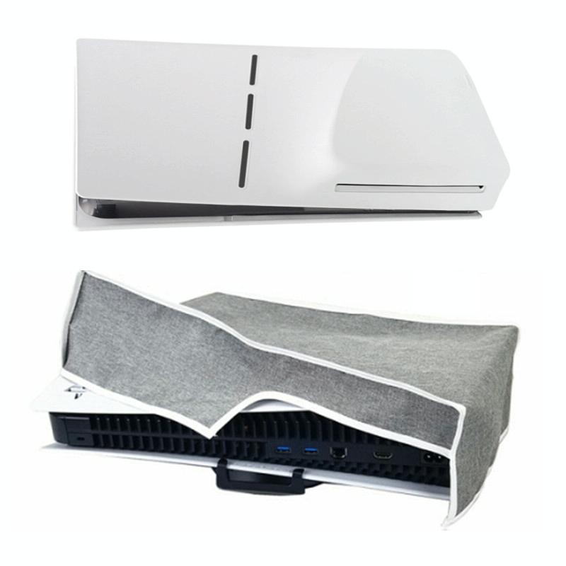 V562-3051524060DBT-202508281140-00 Black Dust Cover for Ps5 Slim - Horizontal Disc & Digital - Horizontal Gray - Image 1