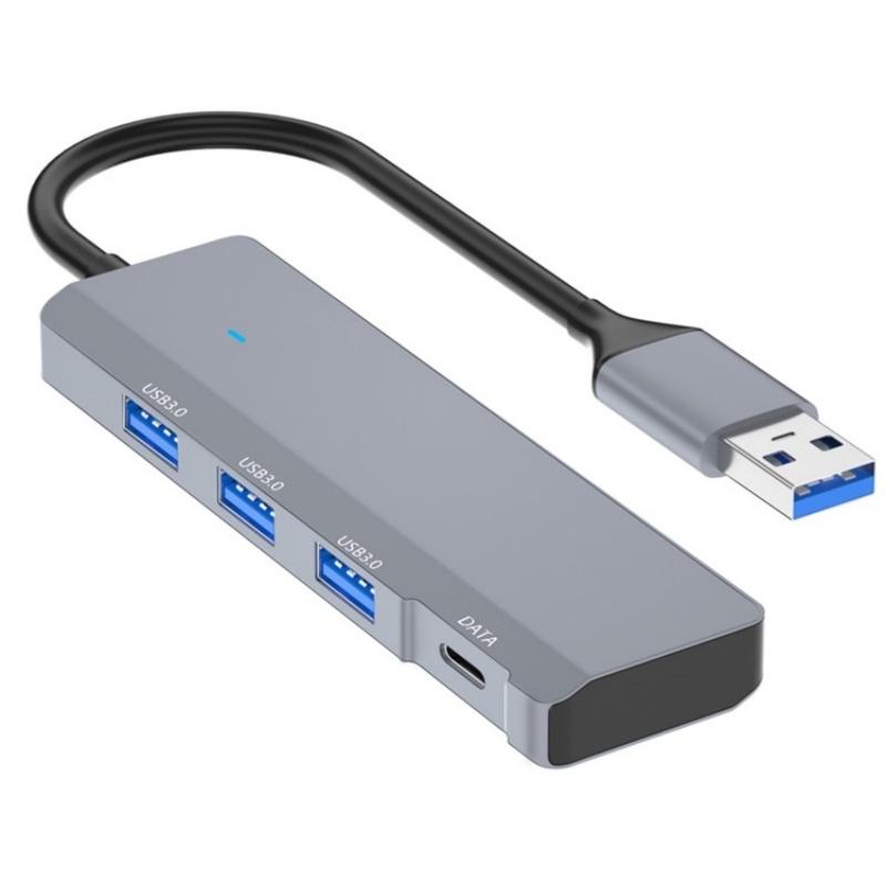 V562-3166200AYS-202508280640-00 Aluminum Usb 3.0 + Type-C Hub Adapter - Image 1