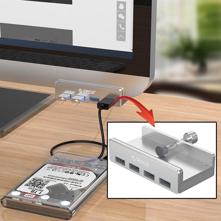 V562-3211CP-202508292235-00 Aluminum 4-Port Usb 3.0 Clip Hub With 1M Cable - Pc1123 - Image 1