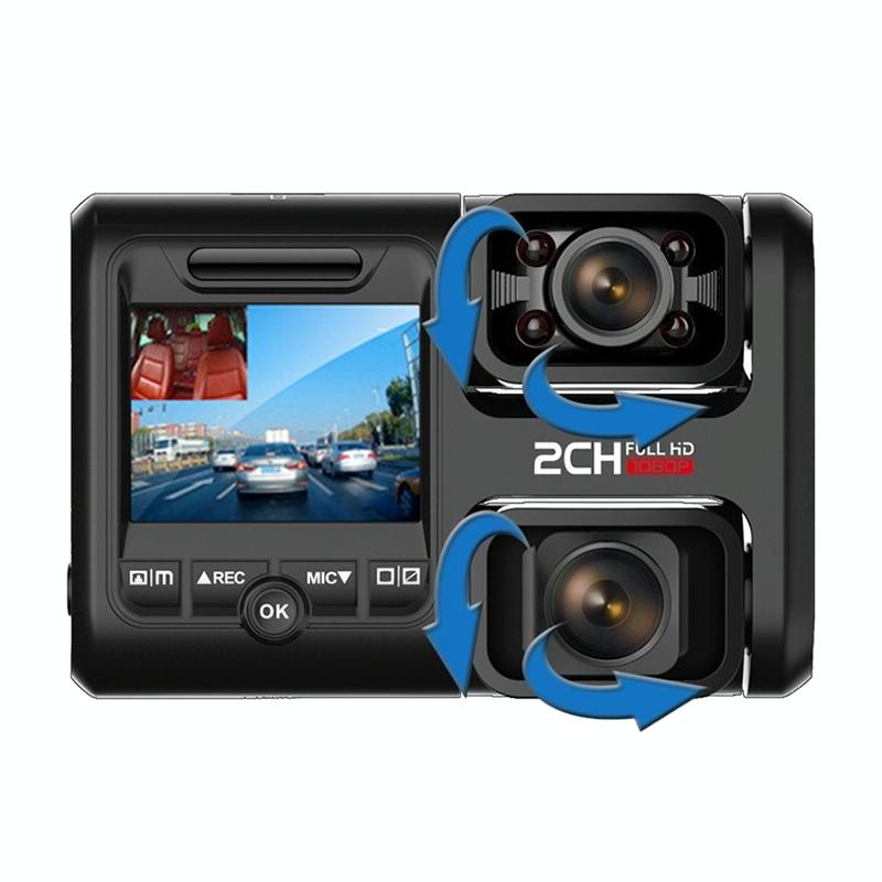 V562-3974PRC-202508271441-00 360-degree Panoramic Dual-lens Hd Driving Recorder with Wifi and Night Vision - Image 1