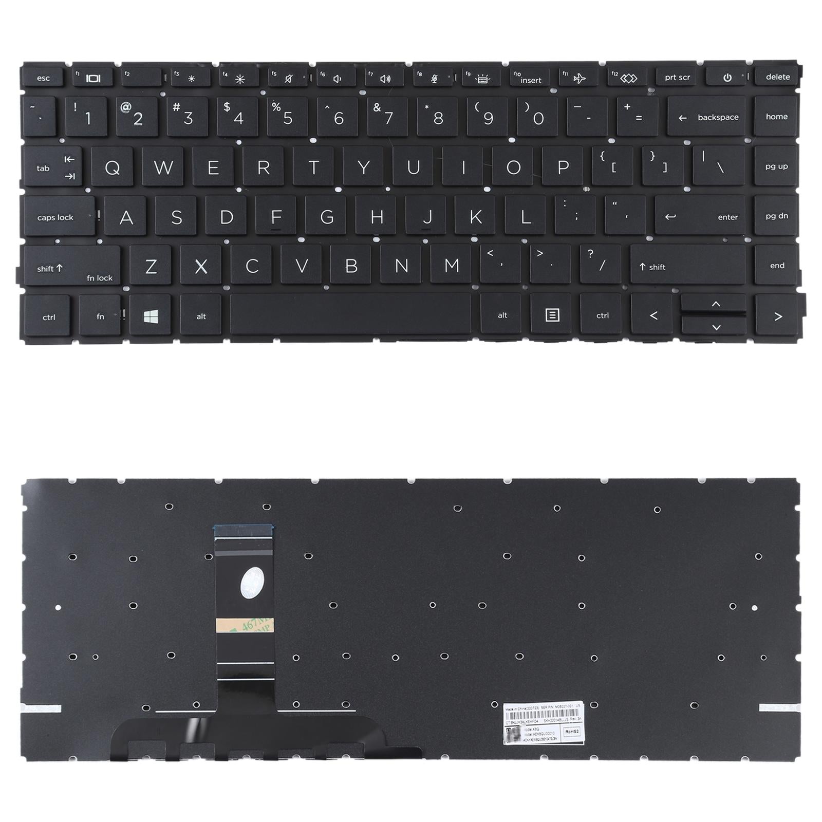 V562-400339300ADE-202508272325-00 Hp Probook 440 / 445 G8 us Keyboard - Enhanced Version - Image 1