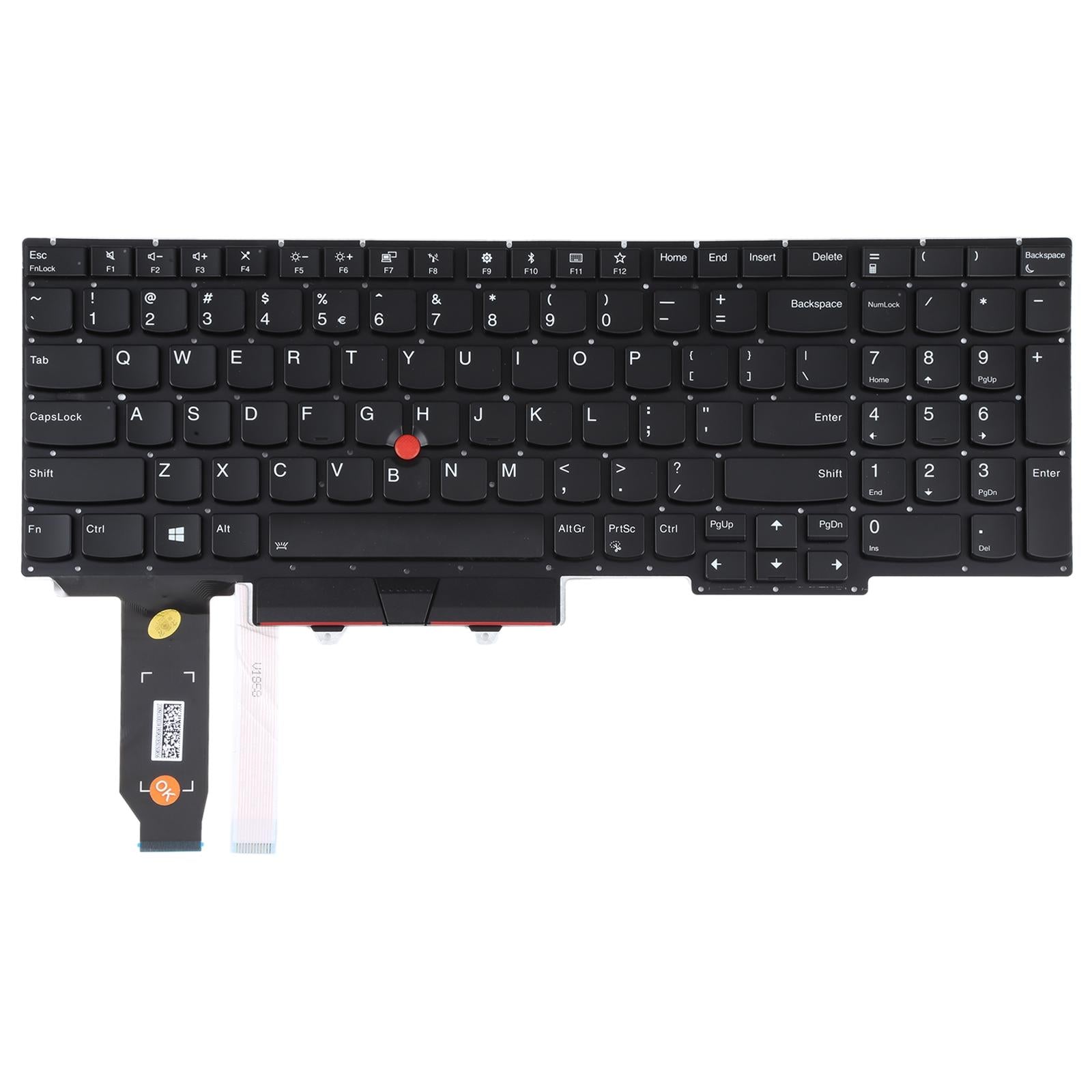 V562-406705300ADE-202508272202-00 Backlit Keyboard with Trackpoint for Lenovo Thinkpad E15 Gen 2 - us Version - Image 1