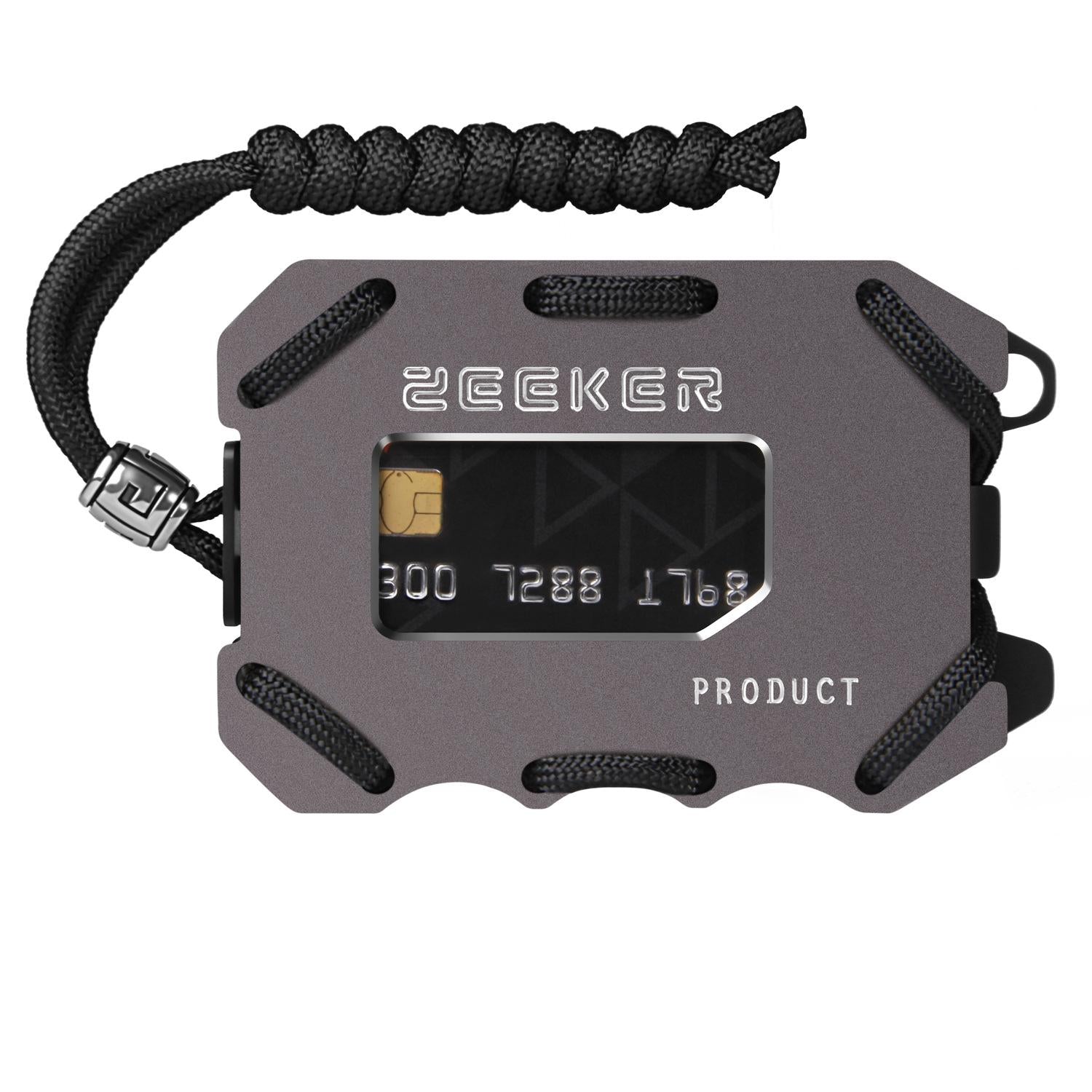 V562-5043547850DBT-202508280026-00 Rfid Metal Card Holder With Bottle Opener Grey Edc Wallet - Image 1