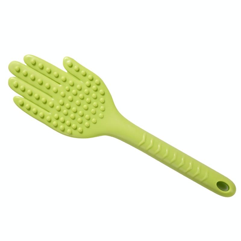 V562-58801650DBT-202508280004-00 Multifunctional Silicone Palm & Back Massager Random Colour Delivery - Image 1