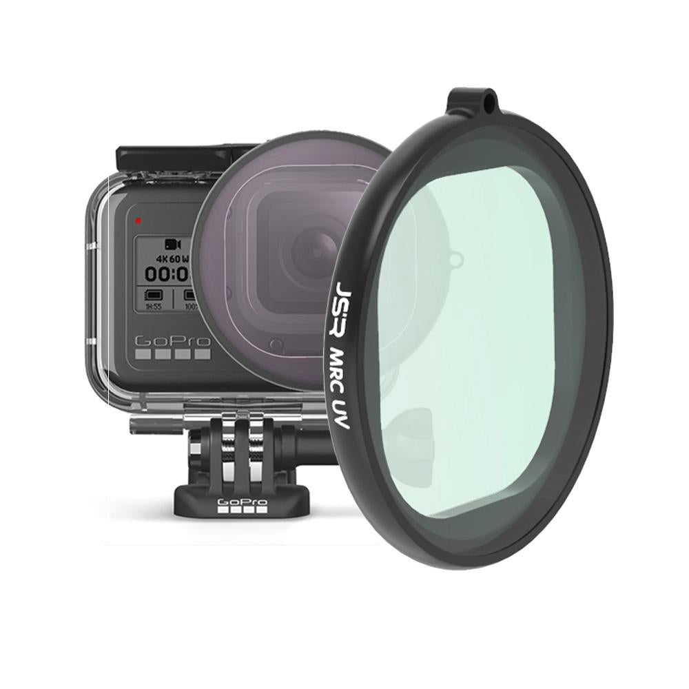 V562-6891ACD-202508272150-00 Round Housing Filter for Gopro Hero8 with Uv Lens - Image 1