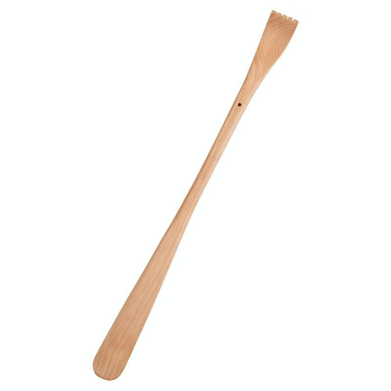 V562-7024271060DBT-202508280810-00 Long Handle Wooden Back Scratcher Dual-Use Massage Scratcher - Image 1