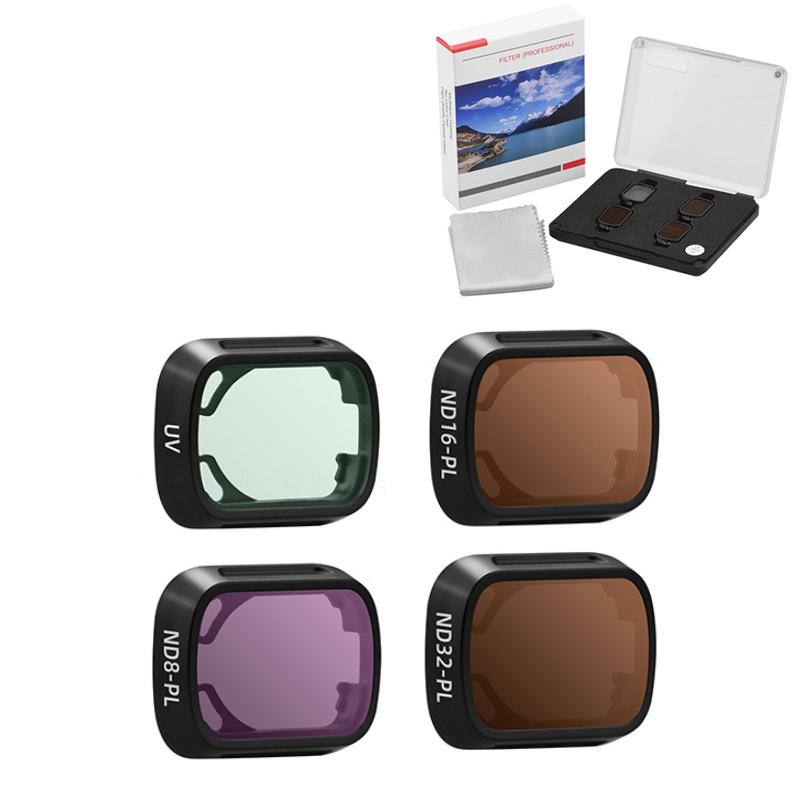 V562-7082783060DBT-202508290353-00 4-piece Nd Filter Set for Dji Mini 3 / 3 Pro - Nd8pl Nd16pl Nd32pl Nd64pl - 4Pcs/Set Uv+Nd8Pl+Nd16Pl+Nd32Pl - Image 1