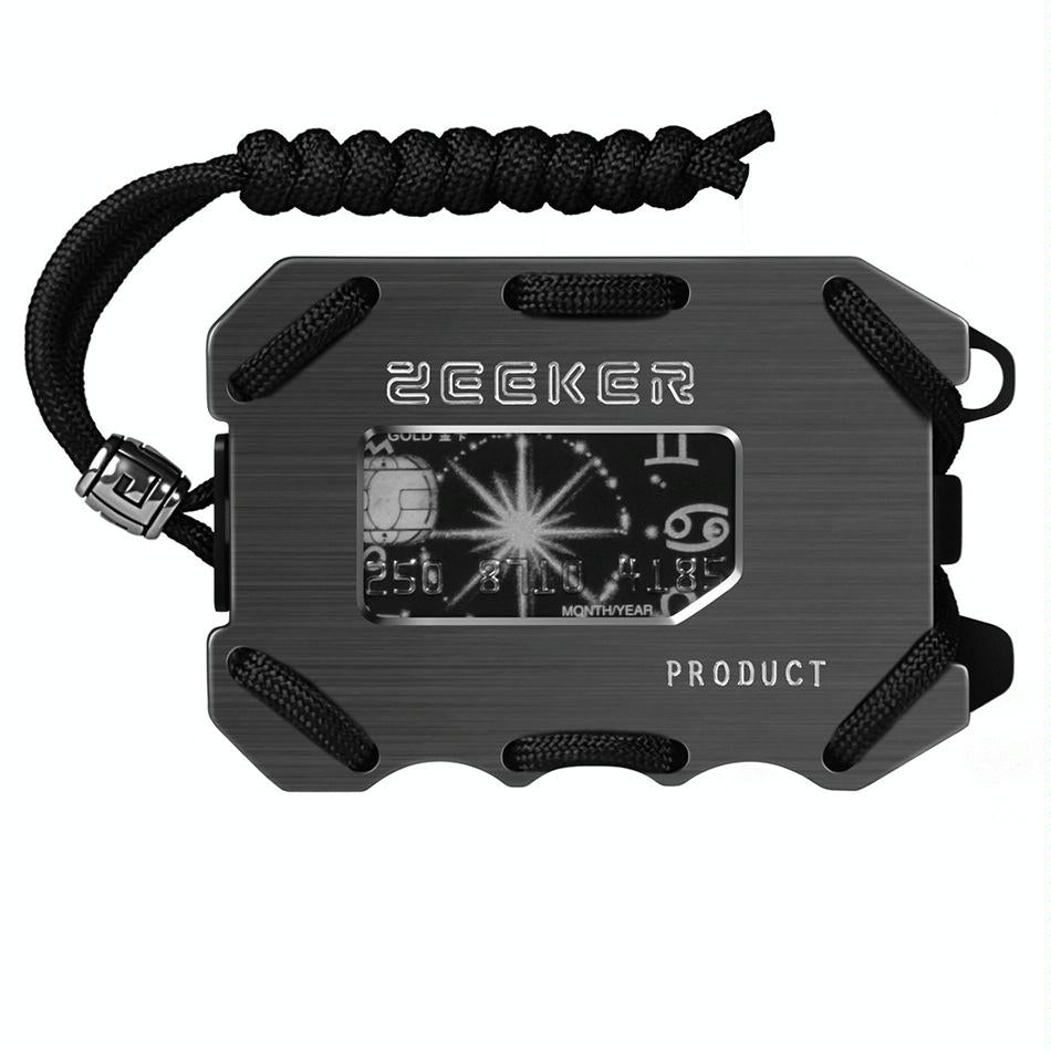 V562-8043547850DBT-202508280031-00 Rfid Metal Card Holder With Bottle Opener Gray Brushed Edc Wallet - Image 1