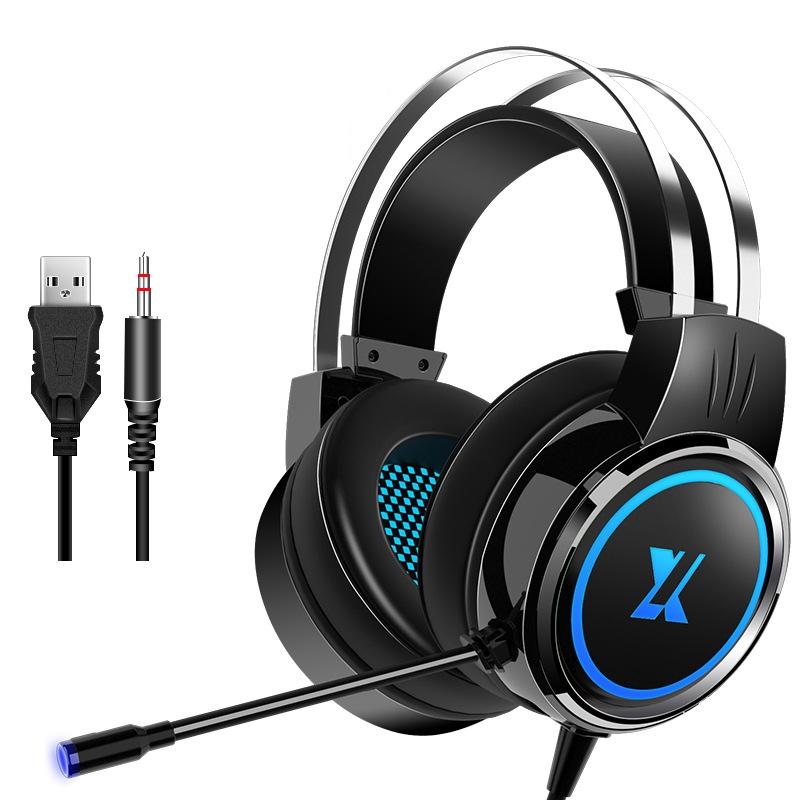 V562-8096961060DBT-202508280345-00 X8 Gaming Headset With Mic Black - Image 1