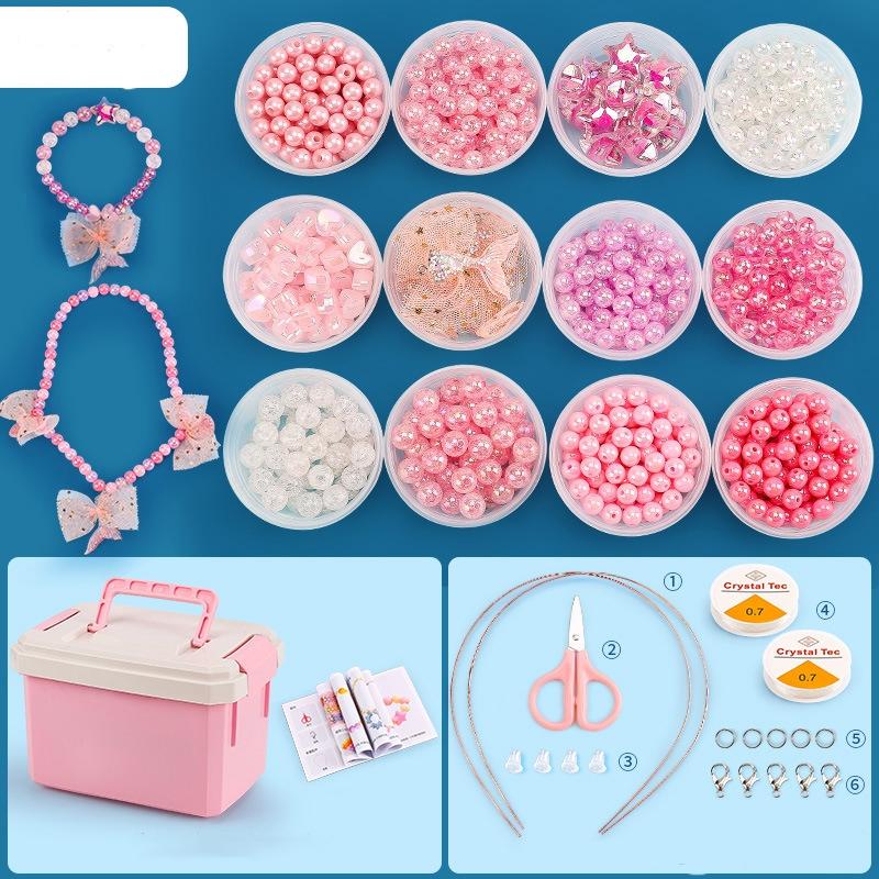V562-8124852060DBT-202508280120-00 Mermaid Themed Diy Jewelry Set For Kids - Image 1