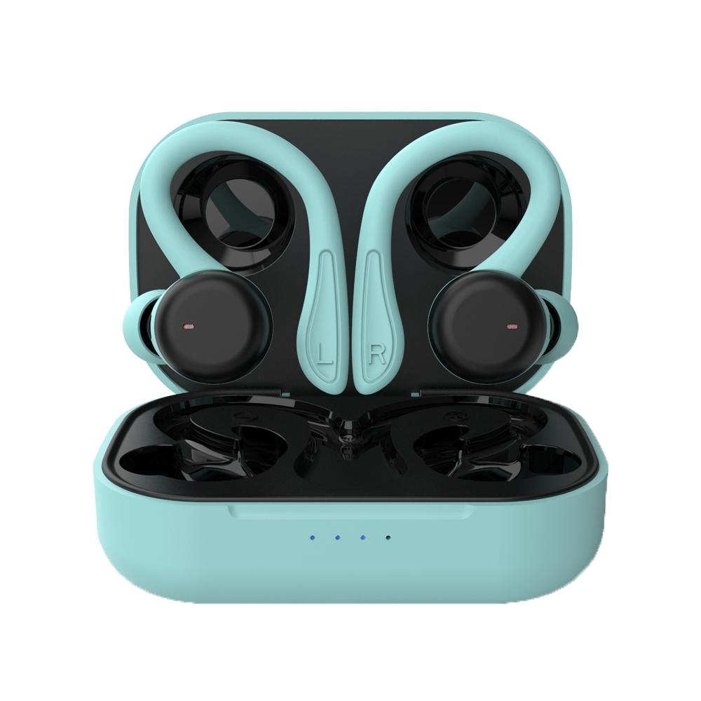 V562-A100435500ADE-202508281720-00 Waterproof t & g T40 Tws Bluetooth Earphones with Charging Box - Blue - Image 1