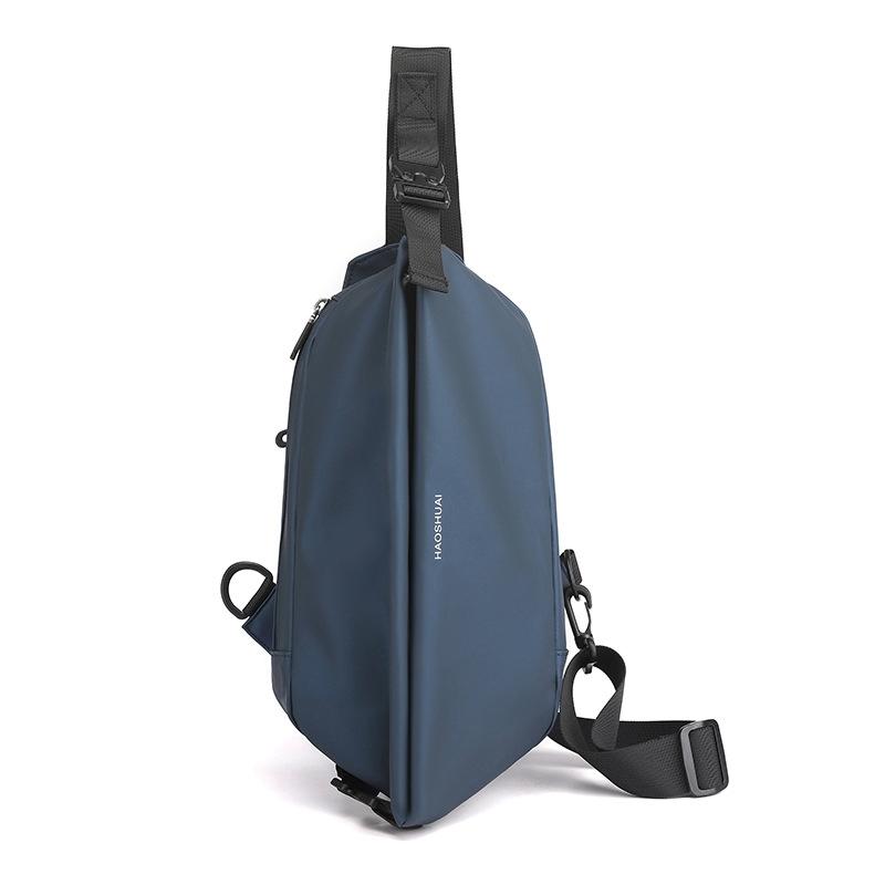 V562-A1009013060DBT-202508282220-00 Men Casual Shoulder Bag Chest Pack For On The Go Convenience - Dark Blue - Image 1