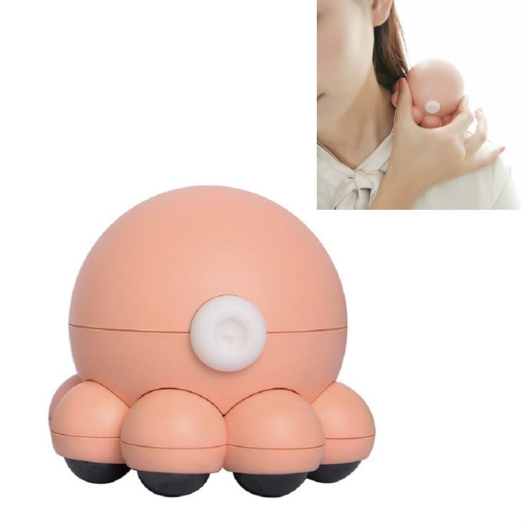 V562-A1019376110DBT-202508280536-00 Hot Compress Octopus Neck & Shoulder Massager Pink - Image 1