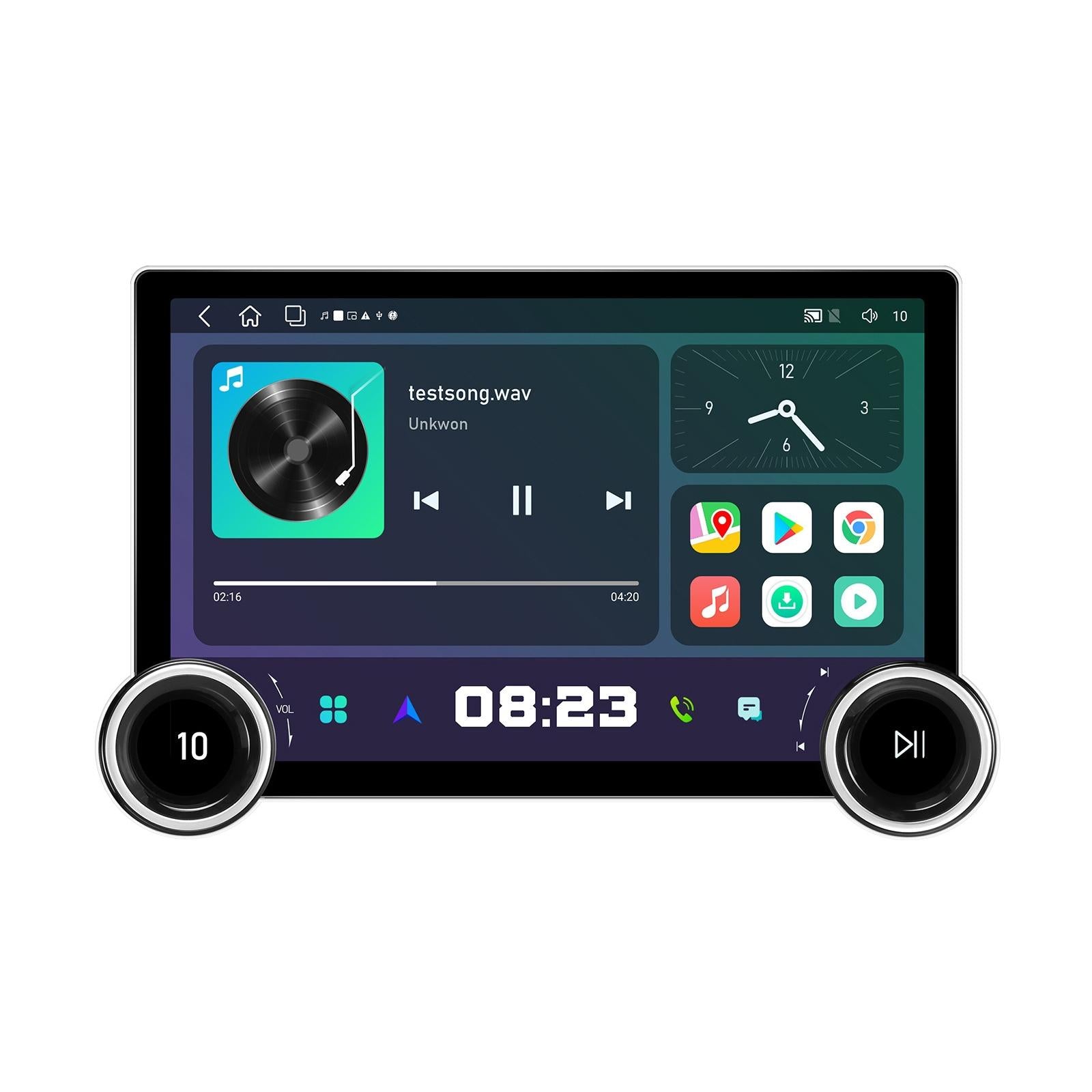 V562-A1022964060DBT-202508271826-00 11.8 Inch Android Carplay Player - 4 + 64G - Dual Knob - Reversing Image - Image 1