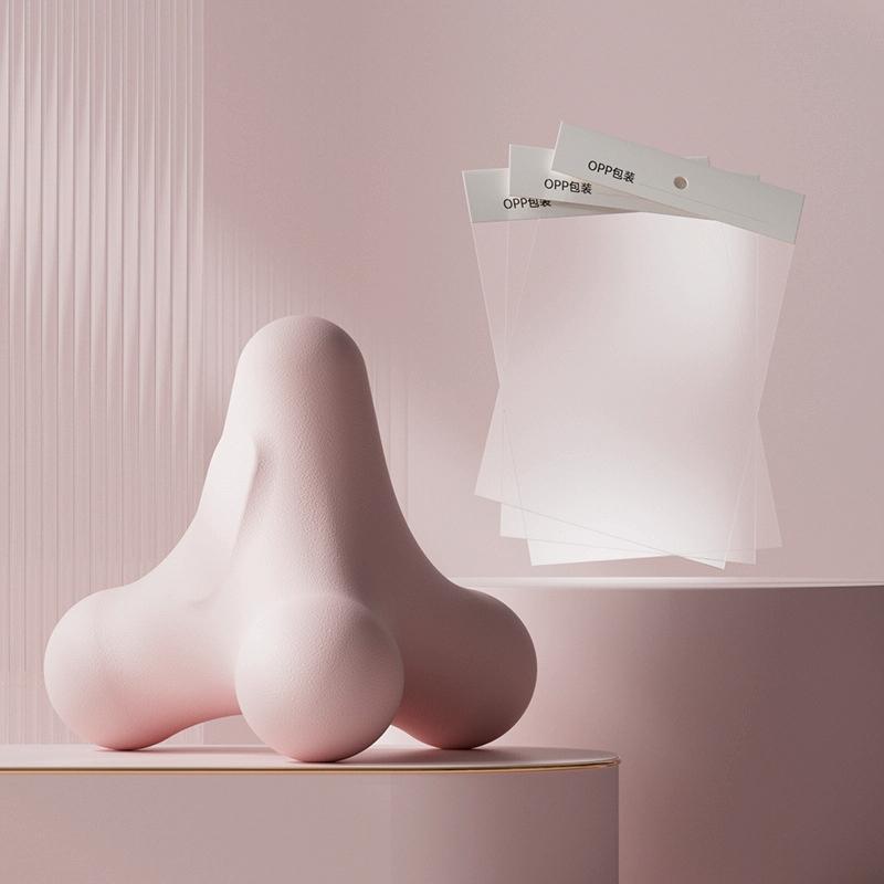 V562-A1025164060DBT-202508292221-00 4-Corner Fascia Massage Ball For Neck & Shoulder Relief Yoga & Fitness - Pink - Image 1