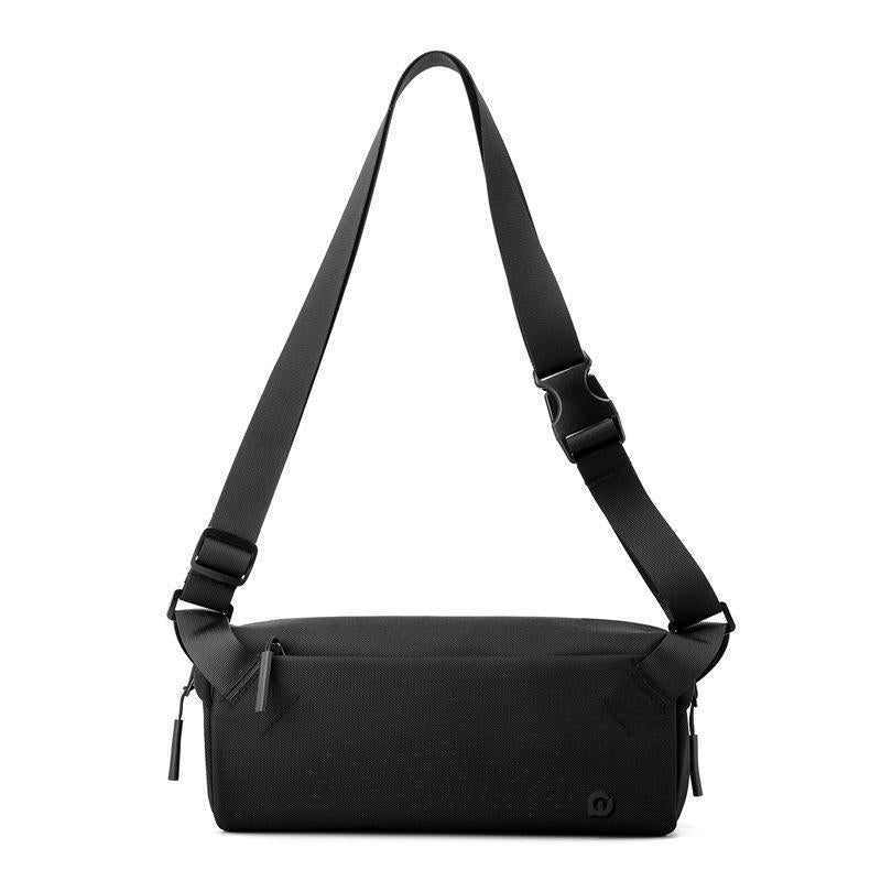 V562-A1026175060DBT-202508282226-00 Men Cycling Chest Bag Casual Messenger Pack - Black - Image 1