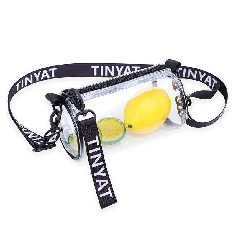 V562-A1026852060DBT-202508290941-00 Transparent Pvc Mini Messenger Bag For Women - White - Image 1