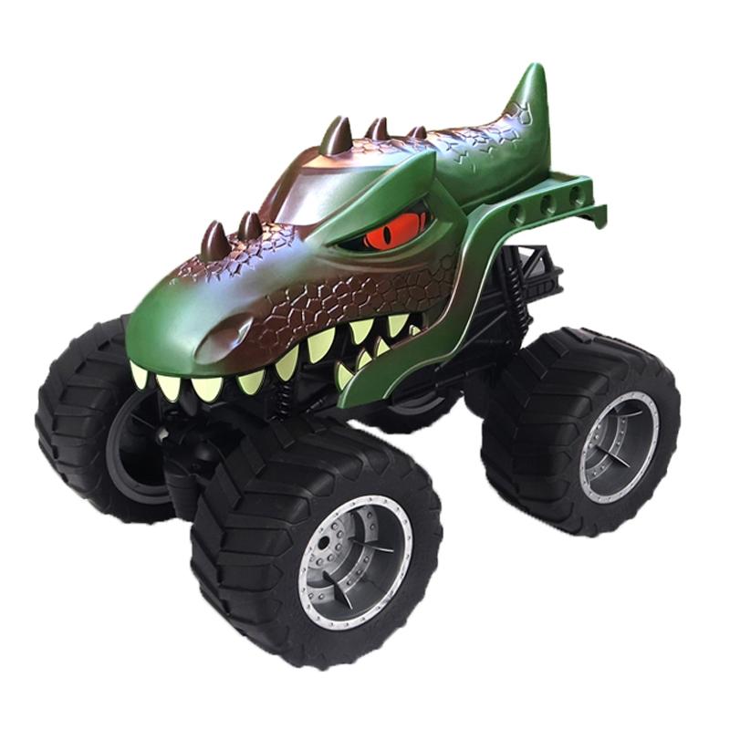 V562-A103039400ADE-202508282015-00 Remote Control Dinosaur Climbing Truck - 2.4g Monster - Green - Image 1