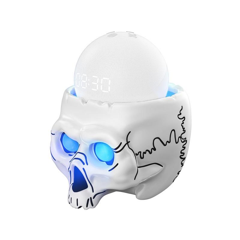 V562-A1037481060DBT-202508280852-00 5-piece Desktop Storage Bracket for Amazon Echo Dot 4 - White - Image 1