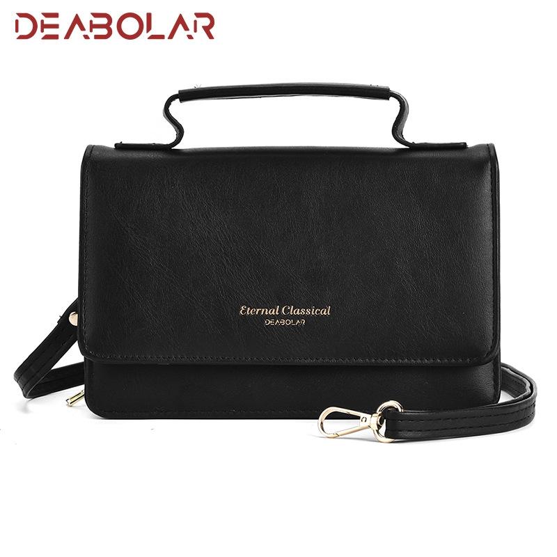 V562-A1040383060DBT-202508281845-00 Versatile Small Square Shoulder Phone Bag - Compact & Functional - Black - Image 1