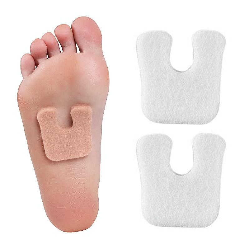 V562-A1050302060DBT-202508292254-00 U-Type Sheep Felt Hairy Stickers Skin Colour - White - Image 1