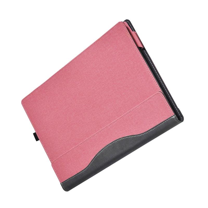 V562-A1050591060DBT-202508290720-00 Xiaoxin Pro 14 2021 Anti-Fall Leather Laptop Case - Pink - Image 1