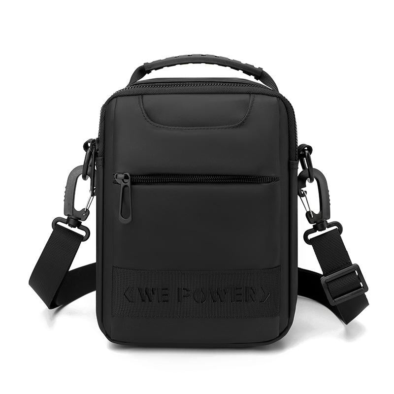 V562-A1056583060DBT-202508282207-00 Men Messenger Bag - Wear As Belt Shoulder Or Handheld Bag - Black - Image 1