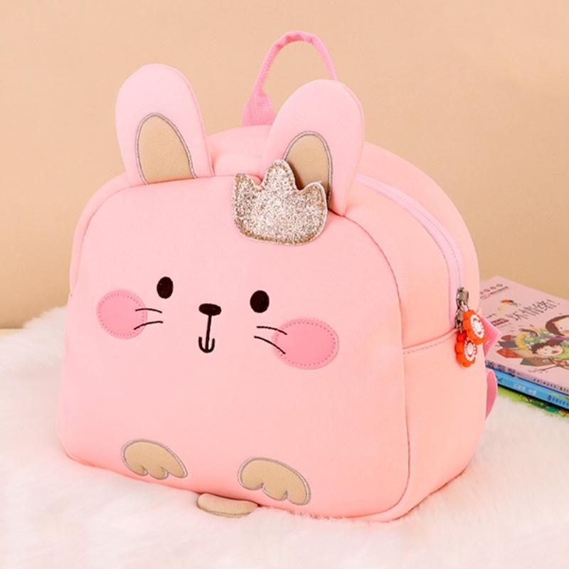 V562-A105776500ADE-202508282226-00 Kids' Anti-lost School Bag - Secure & Stylish - Pink Rabbit Large - Image 1
