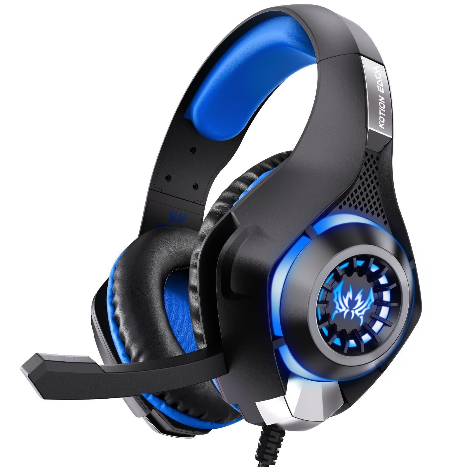 V562-A106257700ADE-202508292110-00 Omni Mic Gaming Headset 1.9M Length - Black Blue - Image 1
