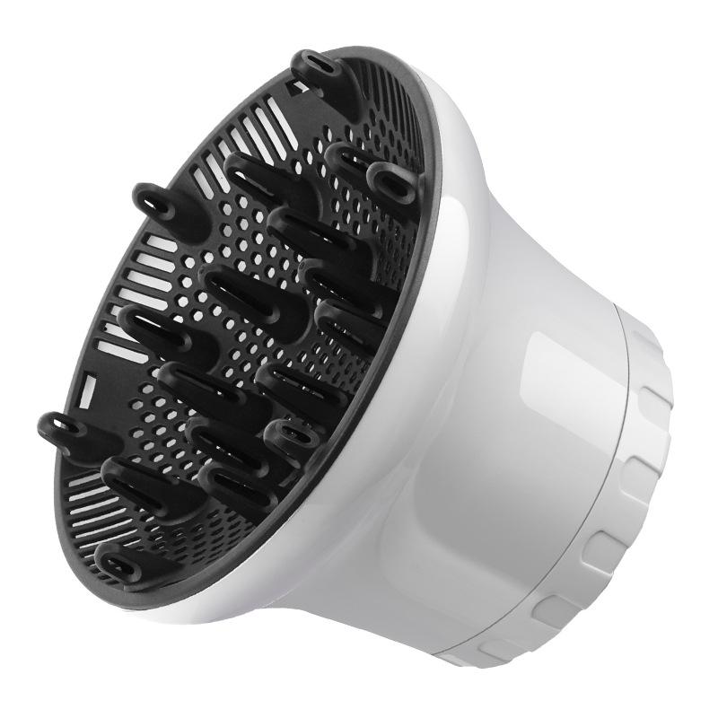 V562-A1065361060DBT-202508290245-00 Universal Hair Diffuser For Blow Dryers Rotatable Design Large Hood Black - White - Image 1