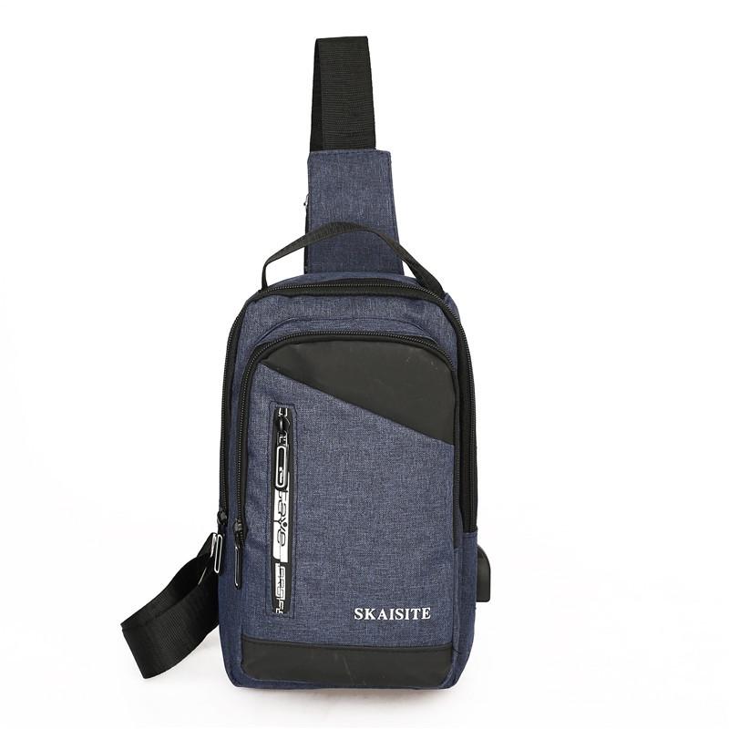 V562-A1066812750DBT-202508282211-00 Men Crossbody Bag For Outdoor Sports Leisure - 1-Blue - Image 1