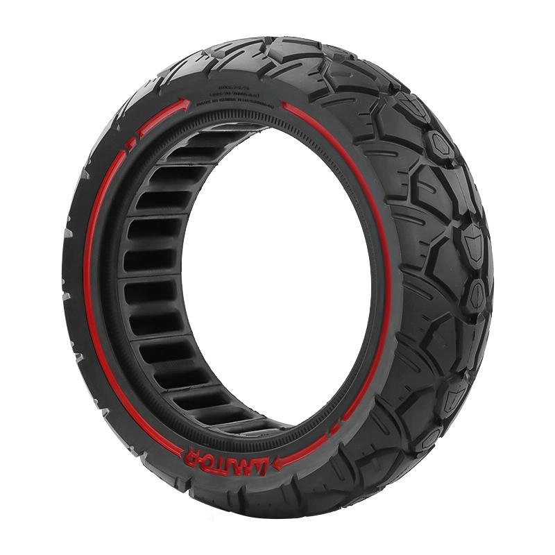 V562-A1070584060DBT-202508271316-00 Universal Off-road Scooter Tire - 10 x 2.7-2.75 53.5 255-70 or 70 / 65-6.5 - Red Line - Image 1