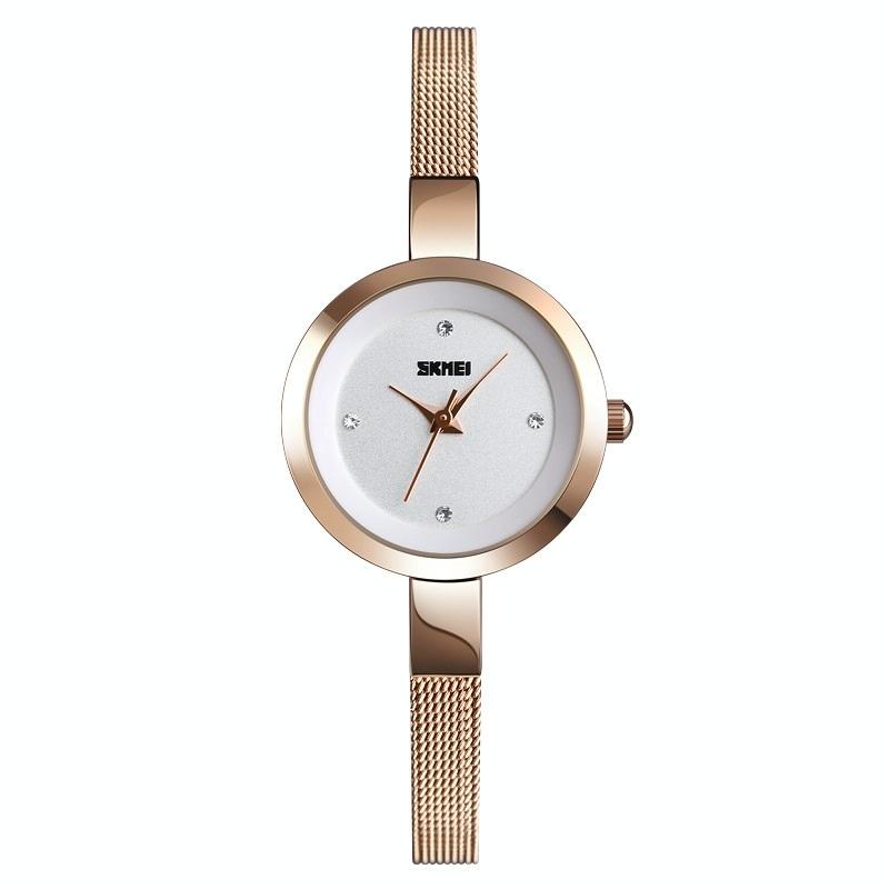 V562-A1072511550DBT-202508290015-00 Lightweight Steel Band Women Quartz Watch - Business Casual - Rose Gold - Image 1