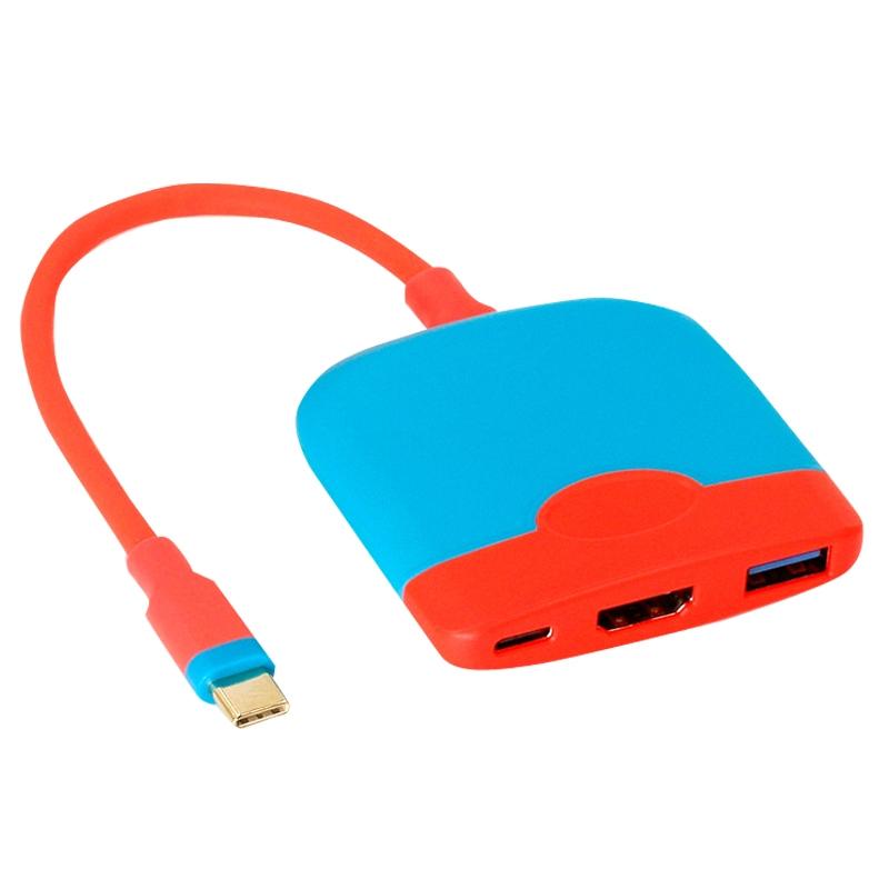 V562-A1077592060DBT-202508281605-00 Mobile / Switch Portable Expansion Dock - Compact and Versatile - Red Blue - Image 1