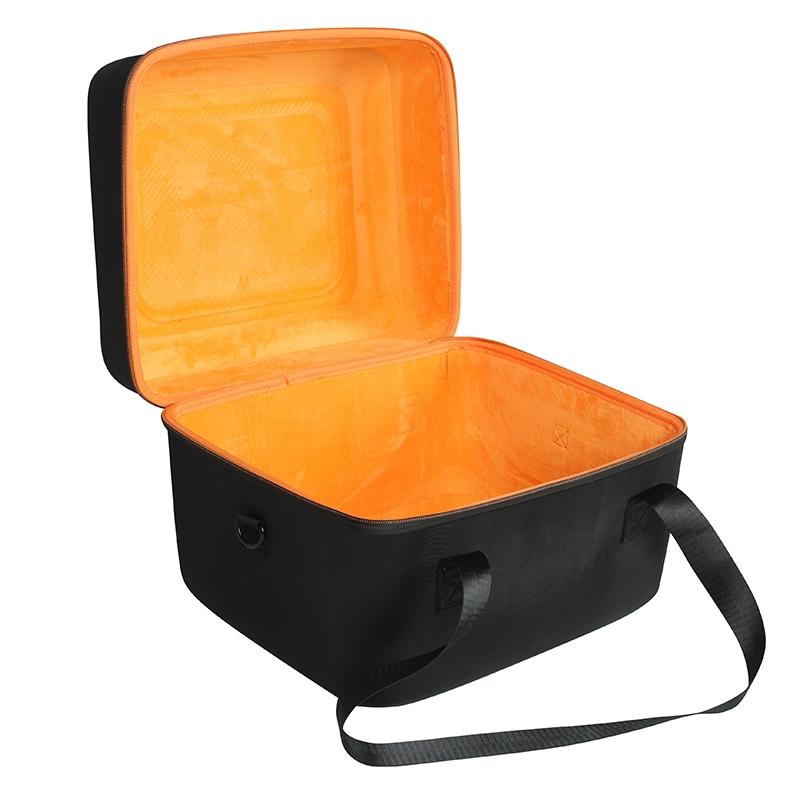 V562-A107949100AYS-202508290015-00 Shockproof Portable Carrying Case - Compact Design - Black + Orange - Image 1