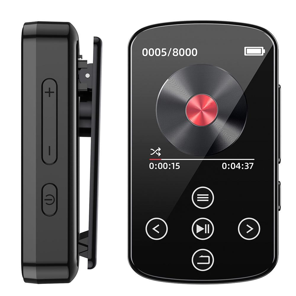 V562-A1086035060DBT-202508291226-00 Touch Screen Mp3 Bluetooth Music Player 128Gb Memory Hifi Sports Clip - No Tf Card - Image 1