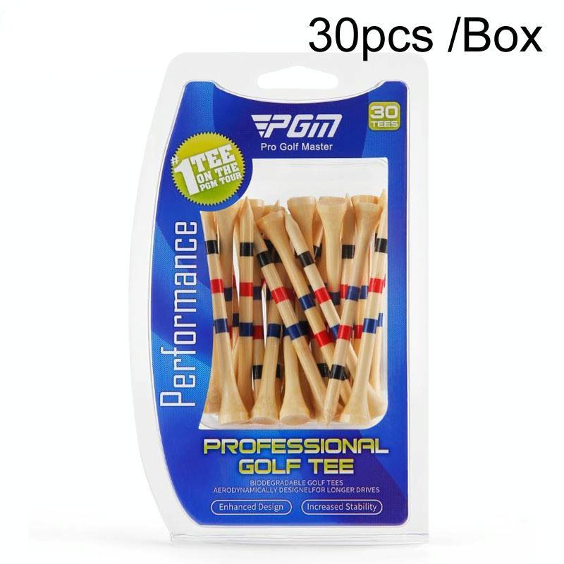 V562-A1088454060DBT-202508282207-00 Adjustable Bamboo Golf Spikes - 30pcs / Box - Depth Marker Tee - 83Mm - Image 1