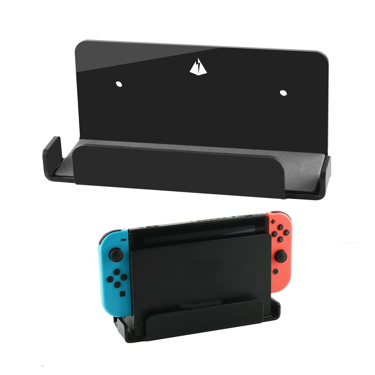 V562-A1099061060DBT-202508280946-00 Nintendo Switch Console Wall Mount Storage Rack - Black - Image 1