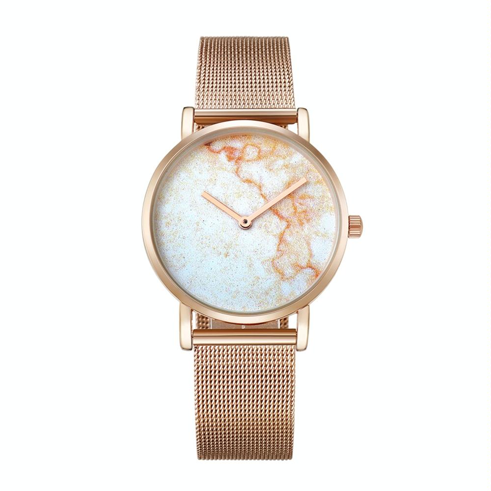 V562-A7270AW-202508281421-00 Stylish Women Quartz Watch with Gold Alloy Case and Stainless Steel Band - Round Dial - Wa0727A - Image 1