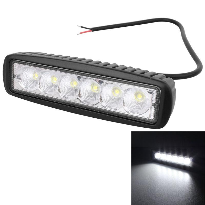 V562-A8560-SMC-S-202508290225-00 18W Epistar 6 Led Car Work Lamp Bar Light Waterproof Ip67 Dc 10 - 30V - Dc 10-30V - Image 1